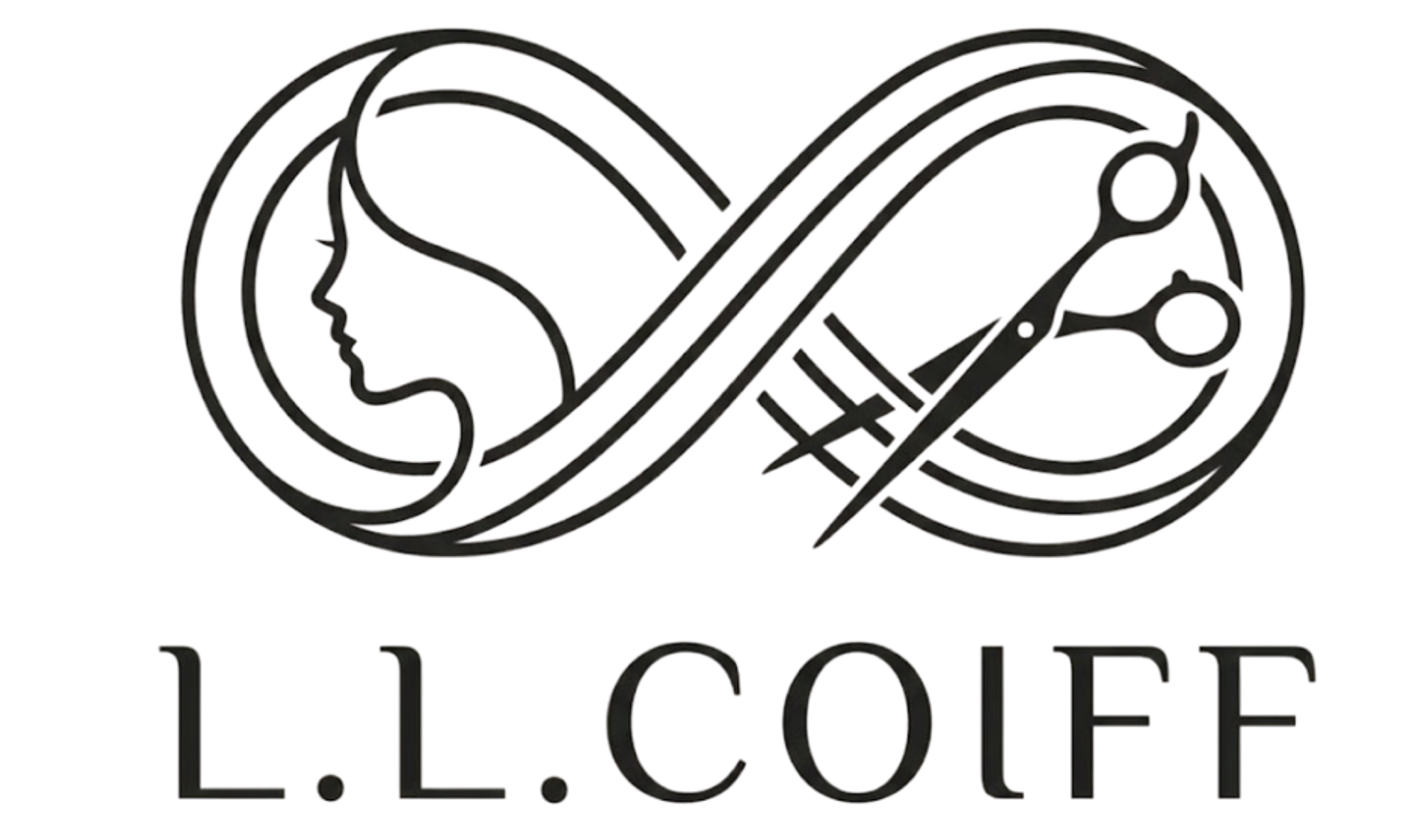 LL Coiff logo coiffeuse à domicile Honnelles et environs